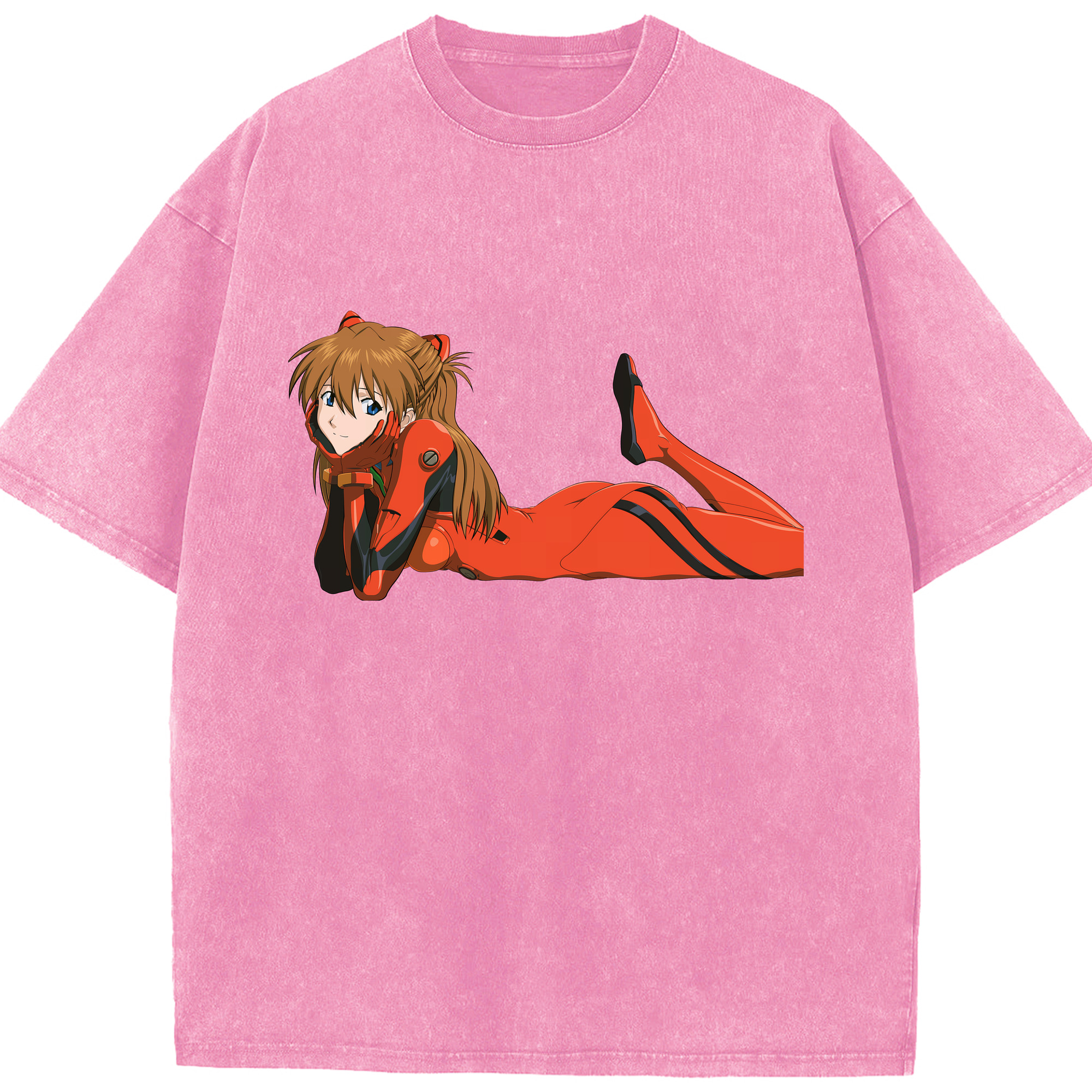 （画像用） EVA 新世紀エヴァンゲリオン 綿100% ヴィンテージ風 半袖Tシャツ（フロントプリント）